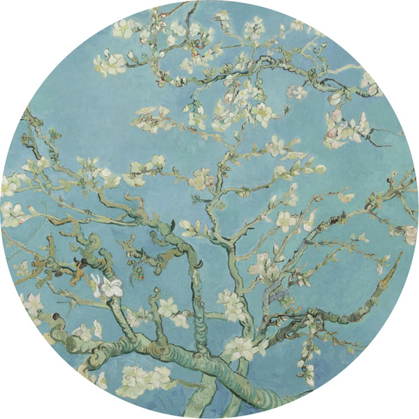 Custom Almond Blossoms (Van Gogh) Multipurpose Round Labels - 2"