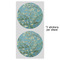 Almond Blossoms (Van Gogh) 5" Multipurpose Round Label - Sheet