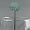 Almond Blossoms (Van Gogh) Black Plastic 5.5" Stir Stick - Round - Main