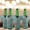 Almond Blossoms (Van Gogh) Jersey Bottle Cooler - Set of 4 - LIFESTYLE