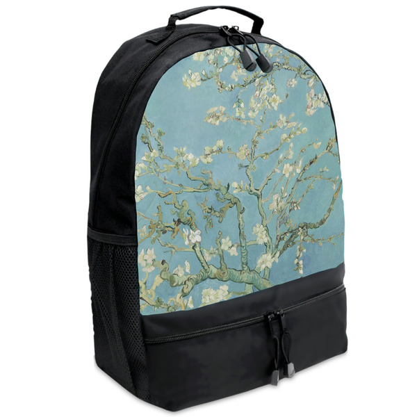 Custom Almond Blossoms (Van Gogh) Backpacks - Black