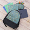 Almond Blossoms (Van Gogh) Large Backpack - Black - With Stuff