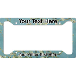 Almond Blossoms (Van Gogh) License Plate Frame - Style A