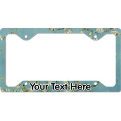 Almond Blossoms (Van Gogh) License Plate Frame - Style C