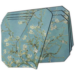 Almond Blossoms (Van Gogh) Dining Table Mat - Octagon - Set of 4 (Double-SIded)