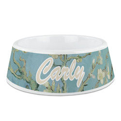 Almond Blossoms (Van Gogh) Plastic Dog Bowl