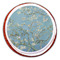 Almond Blossoms (Van Gogh) Printed Icing Circle - Large - On Cookie