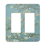 Almond Blossoms (Van Gogh) Rocker Style Light Switch Cover - Two Switch