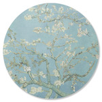 Almond Blossoms (Van Gogh) Round Rubber Backed Coaster