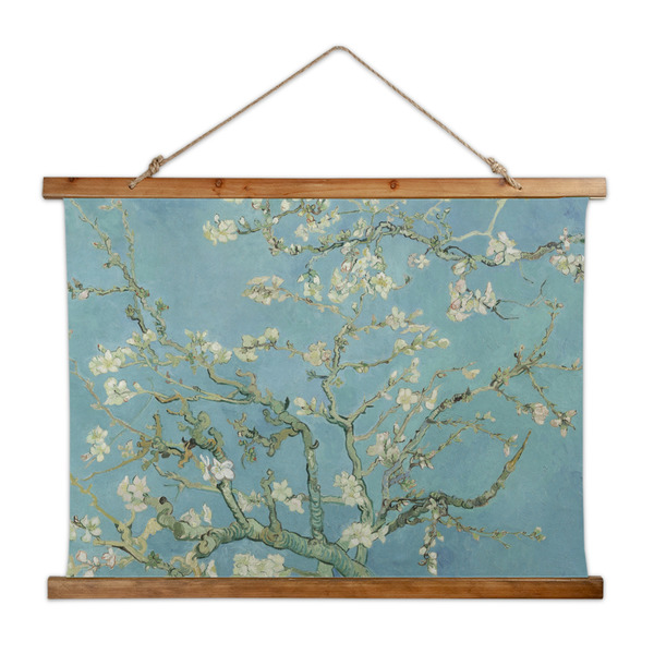 Custom Almond Blossoms (Van Gogh) Wall Hanging Tapestry - Wide