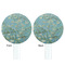 Almond Blossoms (Van Gogh) White Plastic 7" Stir Stick - Double Sided - Round - Front & Back