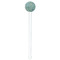 Almond Blossoms (Van Gogh) White Plastic 7" Stir Stick - Round - Single Stick