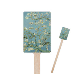 Almond Blossoms (Van Gogh) 6.25" Rectangle Wooden Stir Sticks - Single Sided