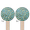 Almond Blossoms (Van Gogh) Wooden 6" Food Pick - Round - Double Sided - Front & Back