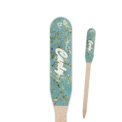 Almond Blossoms (Van Gogh) Paddle Wooden Food Picks - Single Sided