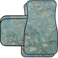 Almond Blossoms (Van Gogh) Car Floor Mats Set - 2 Front & 2 Back