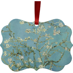 Almond Blossoms (Van Gogh) Metal Frame Ornament - Double Sided