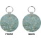 Apple Blossoms (Van Gogh) Circle Keychain (Front + Back)