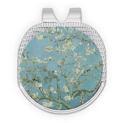 Almond Blossoms (Van Gogh) Golf Ball Marker - Hat Clip - Silver