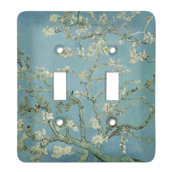 Custom Almond Blossoms (Van Gogh) Light Switch Cover (2 Toggle Plate)