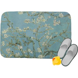 Almond Blossoms (Van Gogh) Memory Foam Bath Mat - 24"x17"