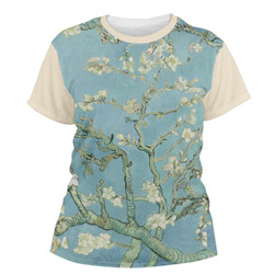 Almond Blossoms (Van Gogh) Women's Crew T-Shirt - Medium