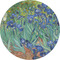 Irises (Van Gogh) 1" Multipurpose Round Labels - Single Sticker