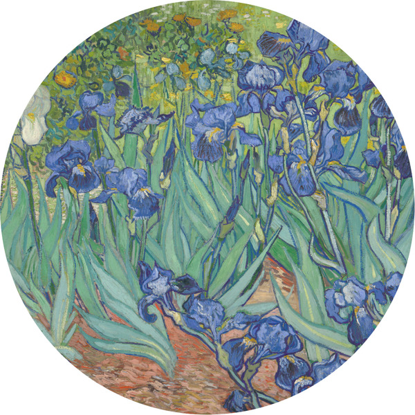 Custom Irises (Van Gogh) Multipurpose Round Labels - 2"