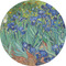 Irises (Van Gogh) 2" Multipurpose Round Labels - Single Sticker