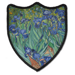 Irises (Van Gogh) Iron On Shield Patch B