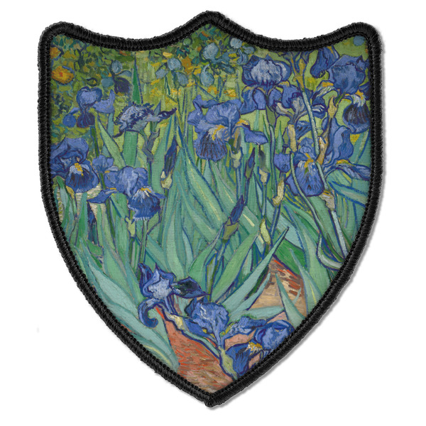 Custom Irises (Van Gogh) Iron On Shield Patch B