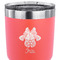 Irises (Van Gogh) 30 oz Stainless Steel Ringneck Tumbler - Coral - CLOSE UP