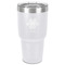 Irises (Van Gogh) 30 oz Stainless Steel Ringneck Tumbler - White - Front