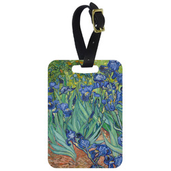 Irises (Van Gogh) Metal Luggage Tag