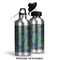 Irises (Van Gogh) Aluminum Water Bottle - Alternate lid options