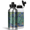 Irises (Van Gogh) Aluminum Water Bottles - MAIN (white &silver)