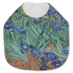 Irises (Van Gogh) Jersey Knit Baby Bib