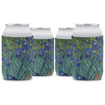 Irises (Van Gogh) Can Cooler (12 oz) - Set of 4