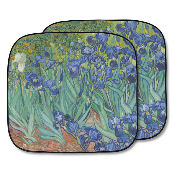 Custom Irises (Van Gogh) Car Sun Shade - Two Piece