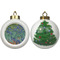 Irises (Van Gogh) Ceramic Christmas Ornament - X-Mas Tree (APPROVAL)