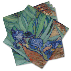 Irises (Van Gogh) Cloth Cocktail Napkins - Set of 4