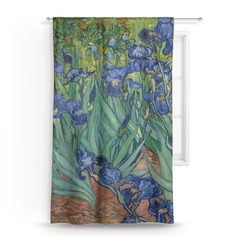 Irises (Van Gogh) Curtain Panel - Custom Size