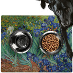 Irises (Van Gogh) Dog Food Mat - Large