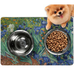 Irises (Van Gogh) Dog Food Mat - Small