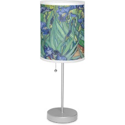 Irises (Van Gogh) 7" Drum Lamp with Shade Polyester