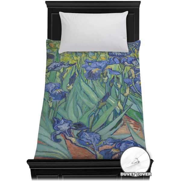 Custom Irises (Van Gogh) Duvet Cover - Twin