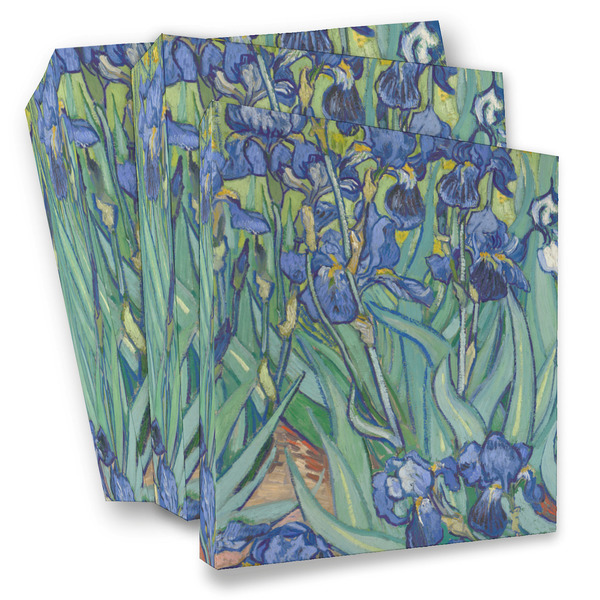 Custom Irises (Van Gogh) 3 Ring Binder - Full Wrap