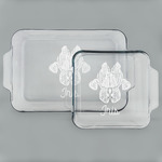 Irises (Van Gogh) Set of Glass Baking & Cake Dish - 13in x 9in & 8in x 8in