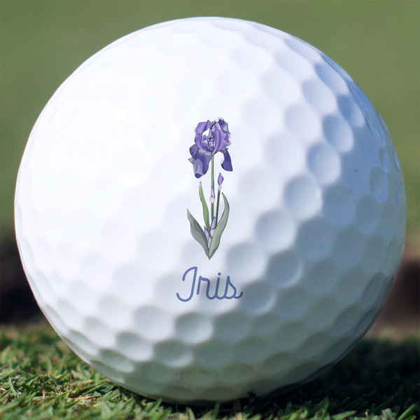 Custom Irises (Van Gogh) Golf Balls - Titleist Pro V1 - Set of 3