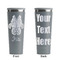 Irises (Van Gogh) Grey RTIC Everyday Tumbler - 28 oz. - Front and Back